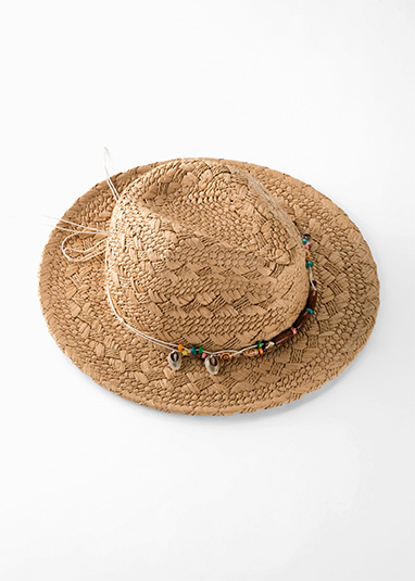 Fedora szalmakalap natúrszín