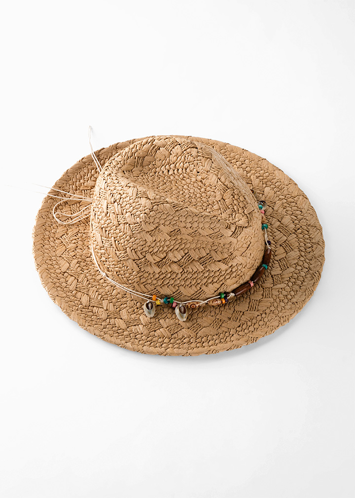 Fedora szalmakalap natúrszín