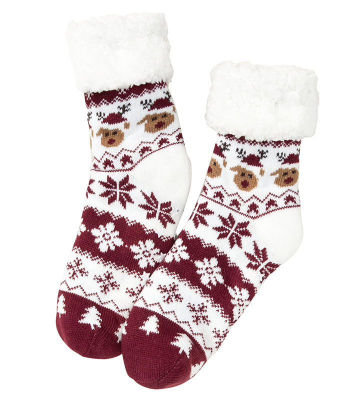 Puha zokni Teddy-szőrme béléssel