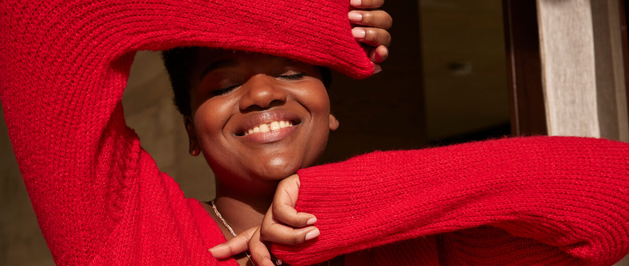 Átkötős kötött kardigán