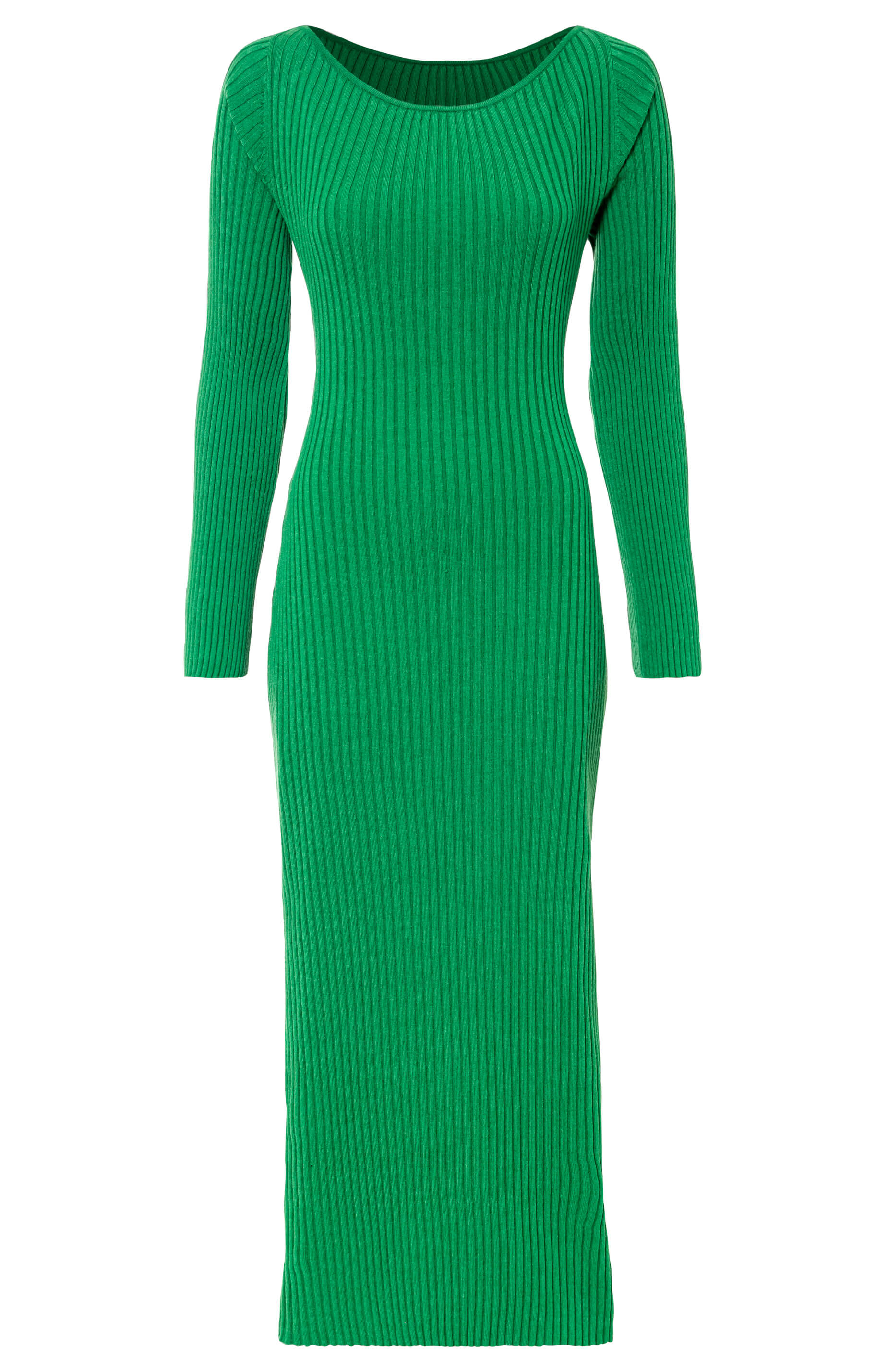 Kötött ruha hátkivágással