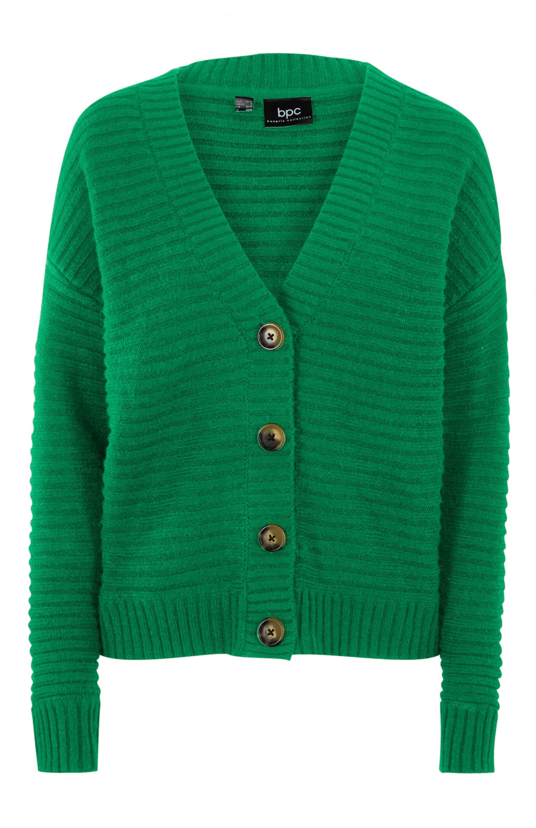 Rövidített kötött kardigán